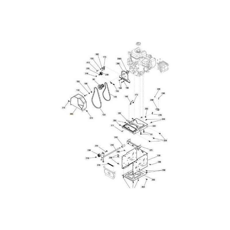 ORIGINAL STIGA RIEMENABDECKUNG – 1812-2622-01