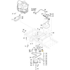 CINGHIA MOTORE SNOW MAX-STAR ORIGINALE STIGA - 1812-9025-01