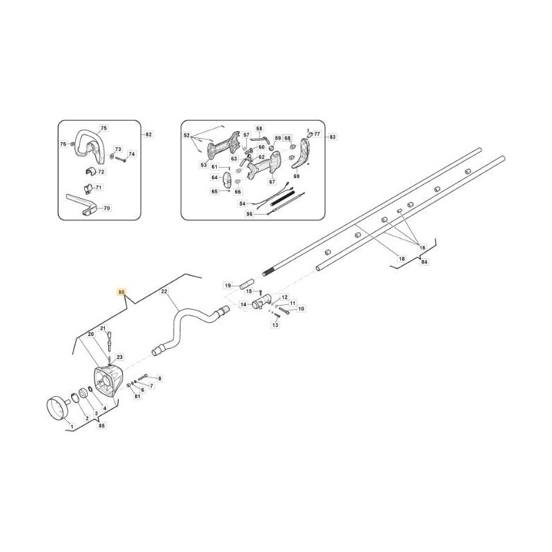 FLEXWELLE UND ORIGINAL STIGA-GETRIEBEUNTERSTÜTZUNG – 118804990/0