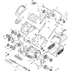 POIGNÉE PARTIE SUPÉRIEURE ORIGINE STIGA - 118802912/0