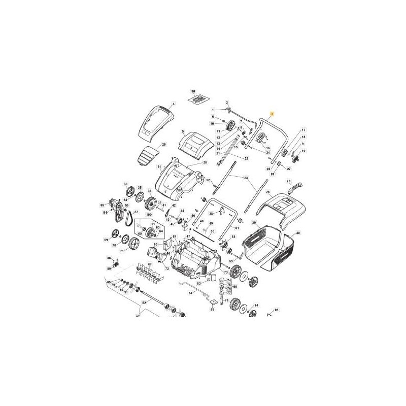 MANIJA PARTE SUPERIOR ORIGINAL STIGA - 118802912/0