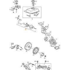 JOINTS MOTEUR ORIGINAL STIGA - 118550621/0 | Newgardenstore.eu