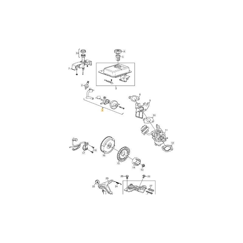 JUNTAS MOTOR STIGA ORIGINALES - 118550621/0