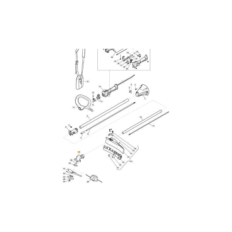 ORIGINAL STIGA GEAR BOX - 118801184/0