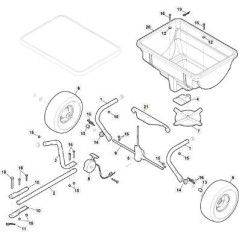 SUPPORT ORIGINAL STIGA - 118890325/0 | Newgardenstore.eu