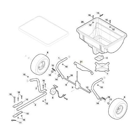 SOPORTE STIGA ORIGINAL - 118890325/0 | Newgardenstore.eu