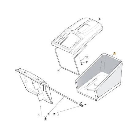 SAC EN TOILE HYBRIDE.WIP ALU STIGA (RINF) ORIGINAL STIGA - 181102447/0 | Newgardenstore.eu