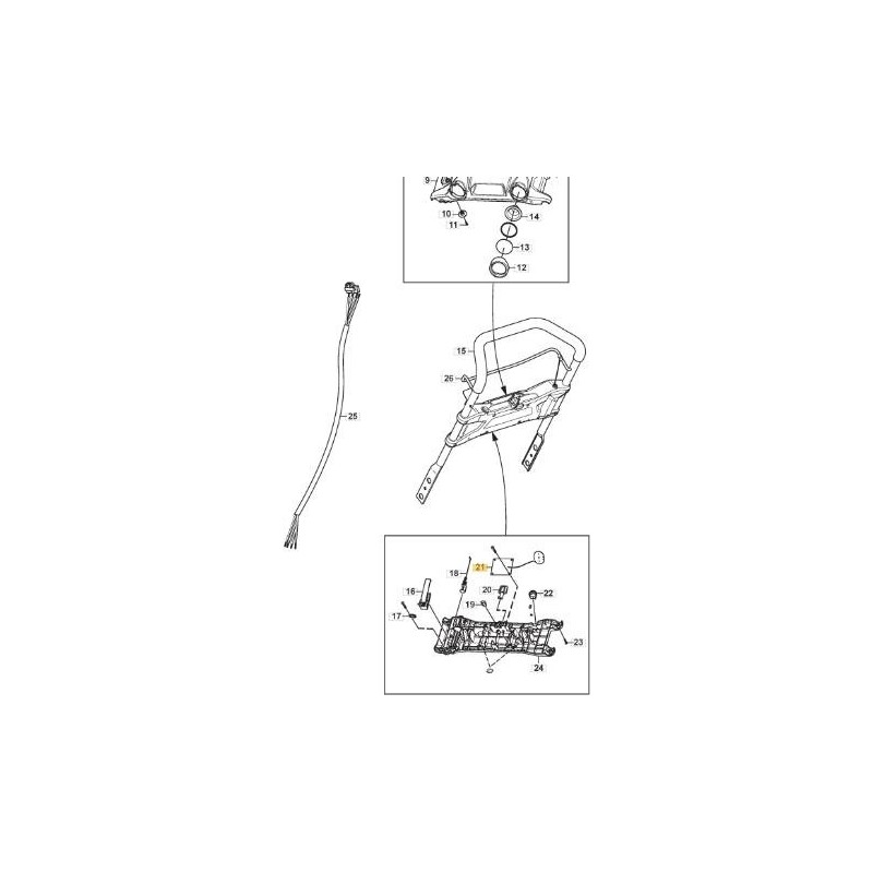 ORIGINAL STIGA LED-PLATINE – 118820540/0