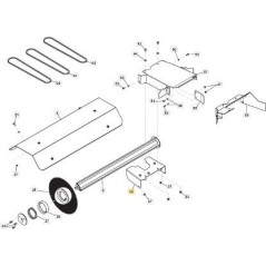 CINTURÓN PROTECCIÓN NEGRO PERLA ORIGINAL STIGA - 118890292/0
