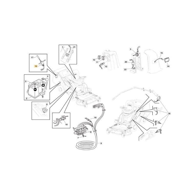 MICRO MULTIFONCTION FILAIRE ORIGINAL STIGA - 118830505/0