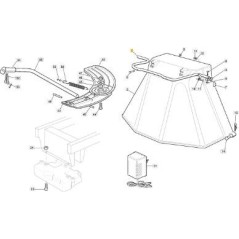 TUBO AGGANCIO PROTEZIONE USCITA CATAFORE ORIGINALE STIGA - 327869053/0 | Newgardenstore.eu