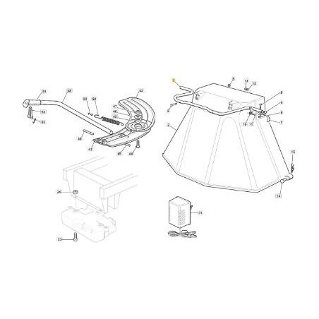 TUBO AGGANCIO PROTEZIONE USCITA CATAFORE ORIGINALE STIGA - 327869053/0 | Newgardenstore.eu