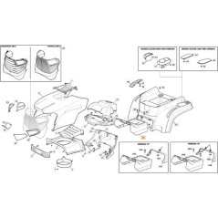 ABDECKUNGSZENTRUM. SCHWARZES ABS MP/SD GEPRÄGT ORIGINAL STIGA – 325110541/0 | Newgardenstore.eu