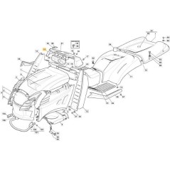 KIT TABLEAU DE BORD NCS8000N TCP C/F INT.FR. (FTI) ORIGINAL STIGA-325120279/0 | Newgardenstore.eu