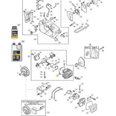 CILINDRO 06.06.278 -RDC ORIGINALE STIGA - 183070007/0