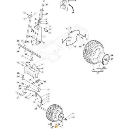 JANTE AVANT 11 FENGCHI ORIGINAL STIGA - 184044014/0 | Newgardenstore.eu