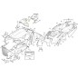 KIT TABLEAU DE BORD TX GRIS NCS8000N S/C (FTI) ORIGINAL STIGA - 325120263/0