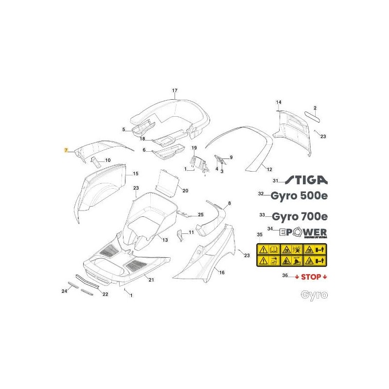 FUNDA ASIENTO ORIGINAL STIGA DERECHO eZTR - 337110396/0