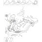 SUPPORTO CRUSCOTTO ANTERIORE F72 FL BIANCO 9003 ORIGINALE STIGA - 327787100/0