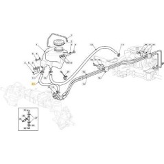 TUBO OLIO IN GOMMA 1/2 WP 10 BAR L-850 ORIGINALE STIGA - 325869076/0