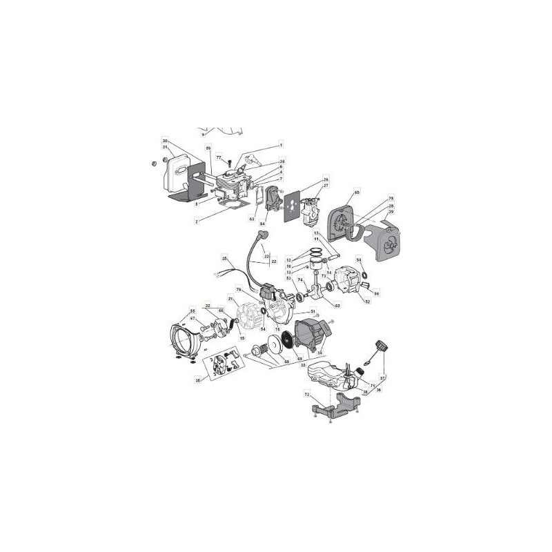 CLUTCH FR66843A - ORIGINAL STIGA REFILL - 183215004/0