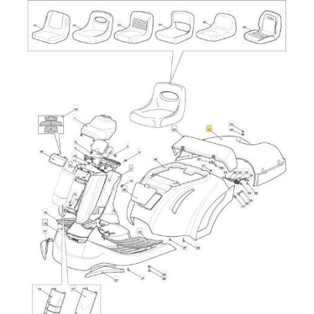 TAPA BOLSA PARA MÓVIL F72 ROJO RAL3003 MOUN ORIGINAL STIGA - 327110576/0 | Newgardenstore.eu