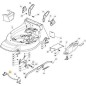 VORDERRADACHSE PAN50/NP 53 ZNG ORIGINAL STIGA - 381002801/1