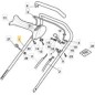 TOP PART OF THE HANDLE VNN T TS DASHBOARD TD ORIGINAL STIGA - 381006855/0