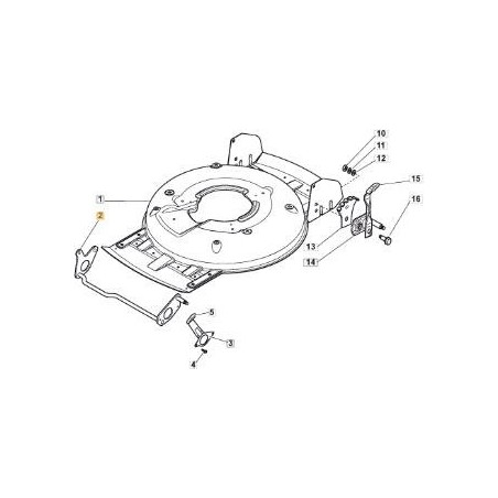VORDERRADACHSE ZNB MC LAM. 50 ORIGINAL STIGA – 381002849/0 | Newgardenstore.eu