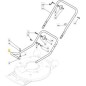PARTE INFERIORE MANICO STD VERNICE NERA MC LAM. 50 STIGA ORIGINALE - 381006667/0