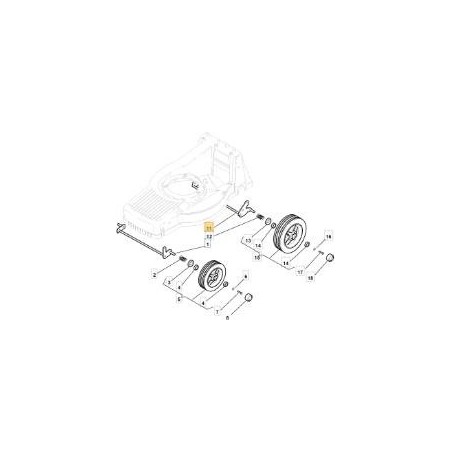 RADACHSE-POSTER. ZNB TURBO 45 ORIGINAL STIGA - 381002819/0 | Newgardenstore.eu