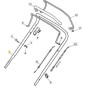 UPPER HANDLE ERGO NT LUX VGA+IMP. x ORIGINAL STIGA DASHBOARD - 381007525/0