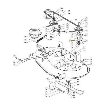 Messerwelle für Rasentraktor kompatibel CASTELGARDEN 13286718 38220701/1 | Newgardenstore.eu