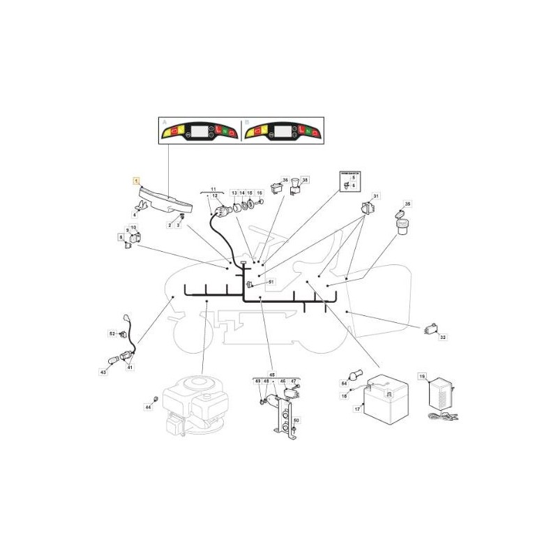 Scheda elettronica CASTELGARDEN trattorino TCX HIGH END SENZA E.D 039915