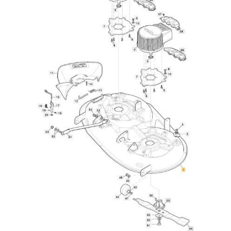 ORIGINAL STIGA AT3 98 Li - eRide negro plataforma de corte | Newgardenstore.eu