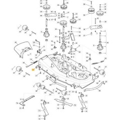 Piatto di taglio nudo trattorino rasaerba ORIGINALE STIGA XLHT 270 4WD | Newgardenstore.eu