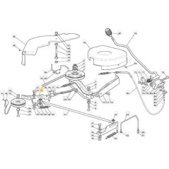 RIGHT BLADE BRAKE LEVER ZNB TCJ U.P. ORIGINAL STIGA - 382318143/2 | Newgardenstore.eu