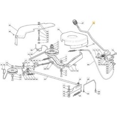 SCHWARZ VERZINKTER KUPPLUNGSHEBEL TWI ORIGINAL STIGA - 382318135/0 | Newgardenstore.eu
