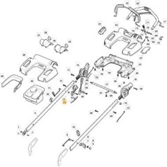 GEAR KIT CABLE NP53 3S DEALER 07/08 ORIGINAL STIGA - 381030021/0