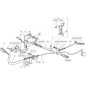 PEDALE COMANDO AVANZAMENTO ZNN TC 2 ORIGINALE STIGA - 382500013/0
