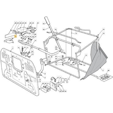ZNB HF22XX TASCHENHEBEVERSTÄRKUNG ORIGINAL STIGA - 382650209/1 | Newgardenstore.eu