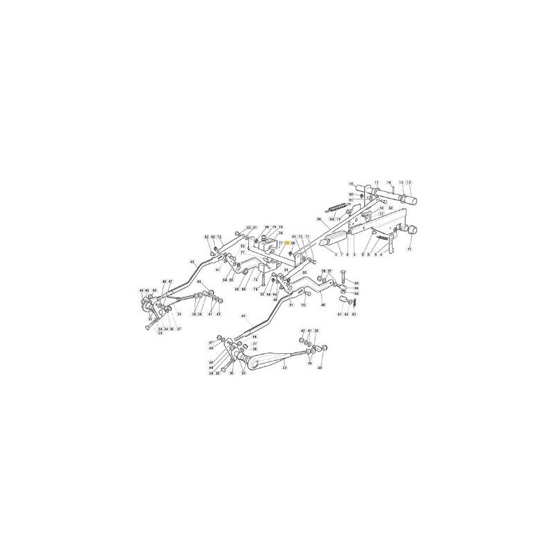 KIT DE LEVAGE D'AXE PLAQUE TC 10/11 ZNB ORIGINE STIGA - 382000585/0