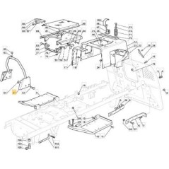 REINFORCEMENT CENTER. FRAME TC VNN 10/11 ORIGINAL STIGA - 382650045/0 | Newgardenstore.eu