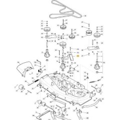 UPPER IGLE LEVER. MTR118SD ZNB ORIGINAL STIGA - 382318299/0 | Newgardenstore.eu
