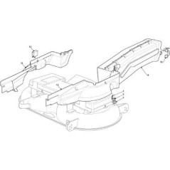 OUTPUT CONVEYOR KIT TC HE ORIGINAL STIGA - 382108017/0 | Newgardenstore.eu