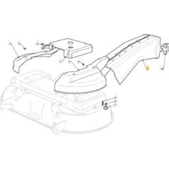 CONVOGLIATOREUSCITA KIT NJ102 ORIGINALE STIGA - 382108021/0