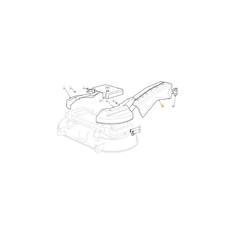 OUTPUT CONVEYOR KIT NJ102 ORIGINAL STIGA - 382108021/0