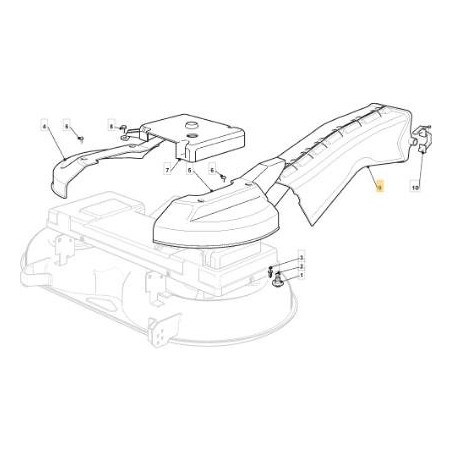 OUTPUT CONVEYOR KIT NJ102 ORIGINAL STIGA - 382108021/0 | Newgardenstore.eu