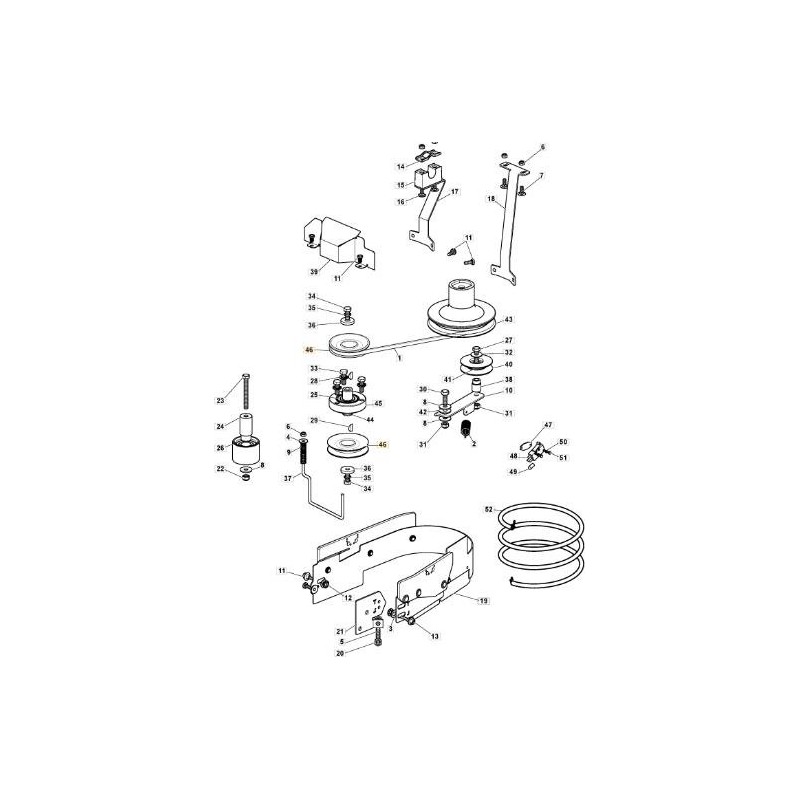 PULEGGIA RINVIO PTO TC/MP ZNB ORIGINALE STIGA - 382601518/0