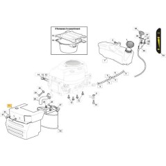 SILENCIO DE PROTECCIÓN. GGP 12,5 HP SD CTF ORIGINAL STIGA - 382598045/1